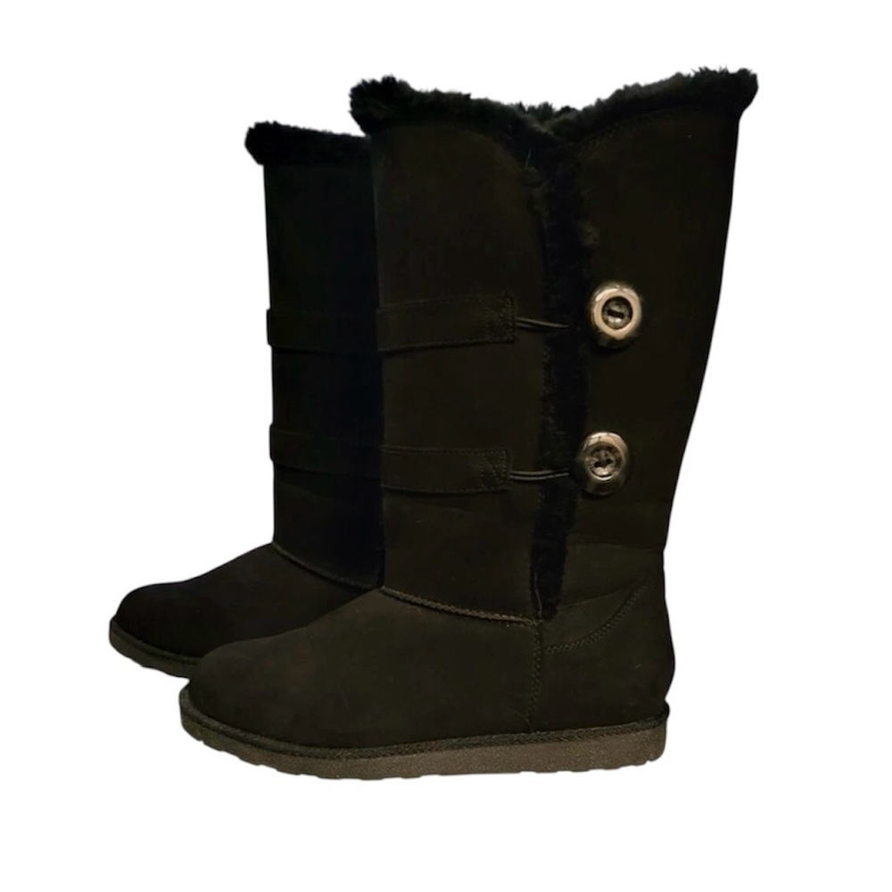 NWOT Women's Black Button Boots